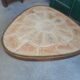 Table basse signee Barrois faussile vintage