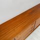 1960s extra large vintage minimalistic teak sideboard