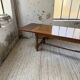Table repas style drapière noyer 2m5/3m5 1900