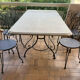 Ensemble table+6 chaises