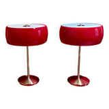 Pair of large lamps