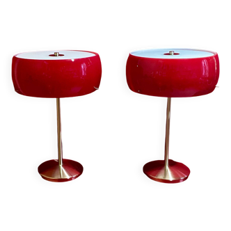 Paire de grandes lampes
