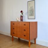Scandinavian chest of drawers teak vintage 1960