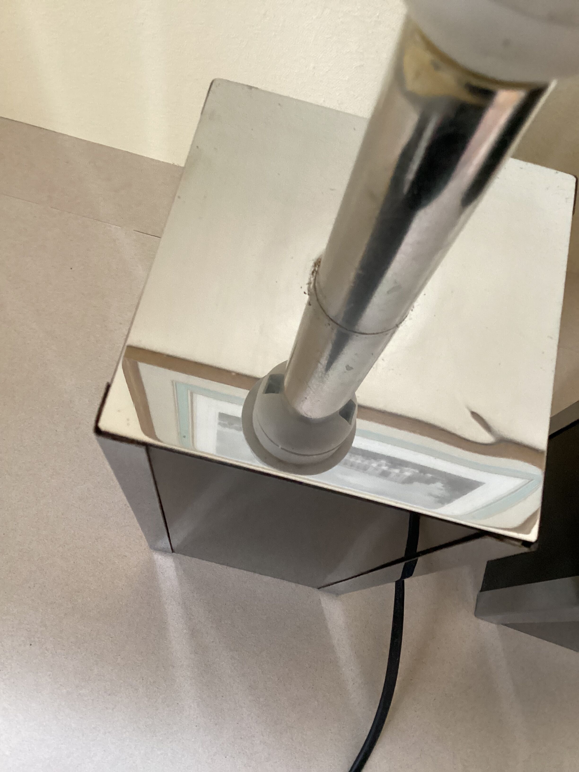 Pair of lamp feet years 70-80