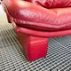 Nicoletti Salotti Italian Designer - Armchair and sofa set 2 places in red leather
