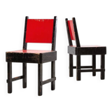 Rare Pair of Modernist Dining Chairs 1930s
