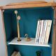 Vintage medicine cabinet in walnut 40/50s