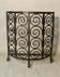 Wrought iron fireplace grate