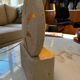 Lamp in stone of the Gard carved 1970