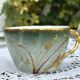 Collectible cup / saucer in egg shell porcelain - Art Nouveau