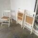 Set of 4 folding chairs, can.