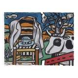 Fernand LÉGER: Chair and cow, signed lithograph