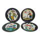 4 Bugette Plates, 1960s