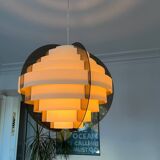 Large vintage Danish designer pendant light