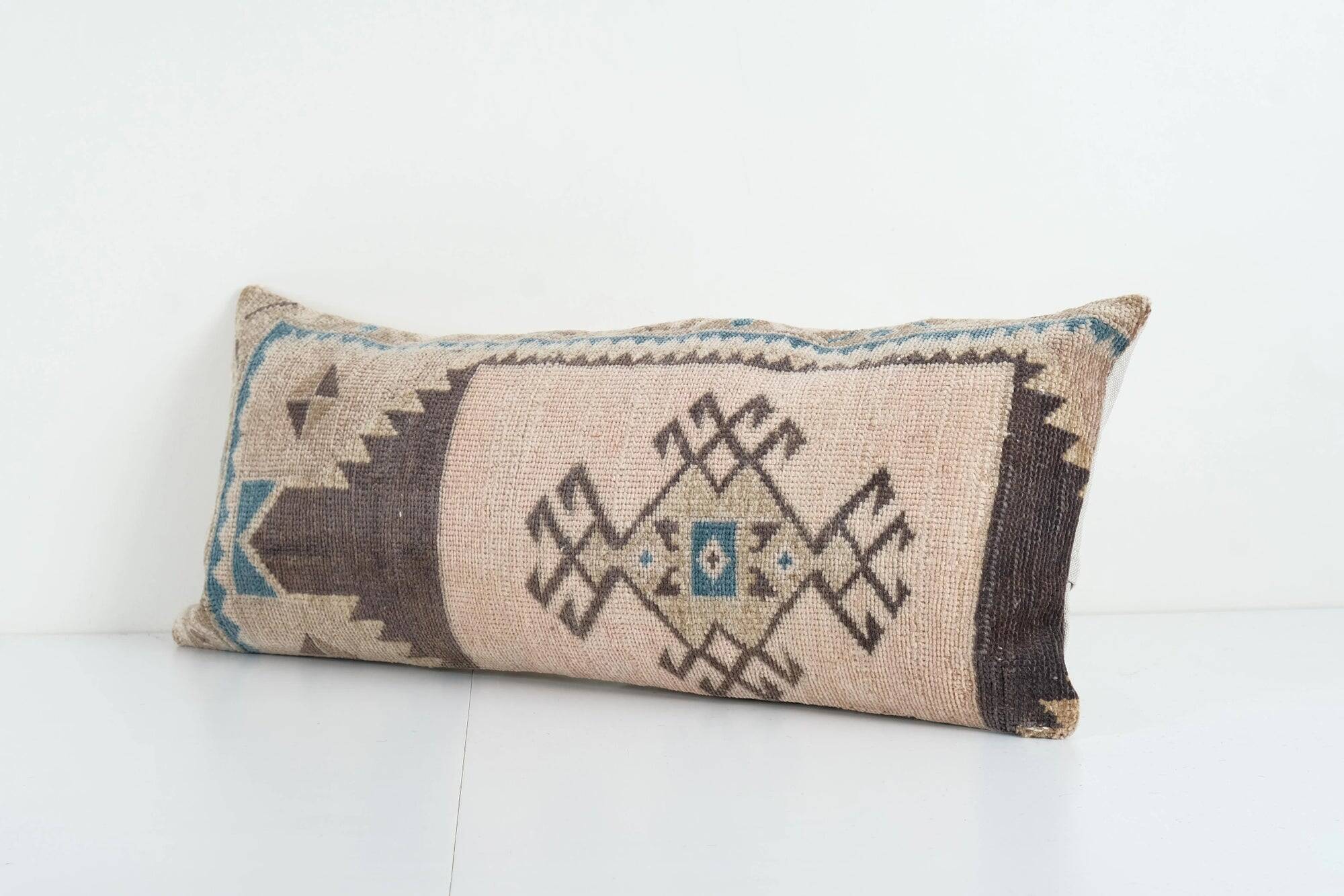 Vintage Turkish cushion cover 30x76 cm