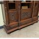 Antique Neo-Renaissance bookcase, display cabinet, walnut