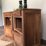 Pair of antique bedside tables