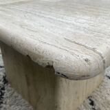 Travertine coffee table, 1970s