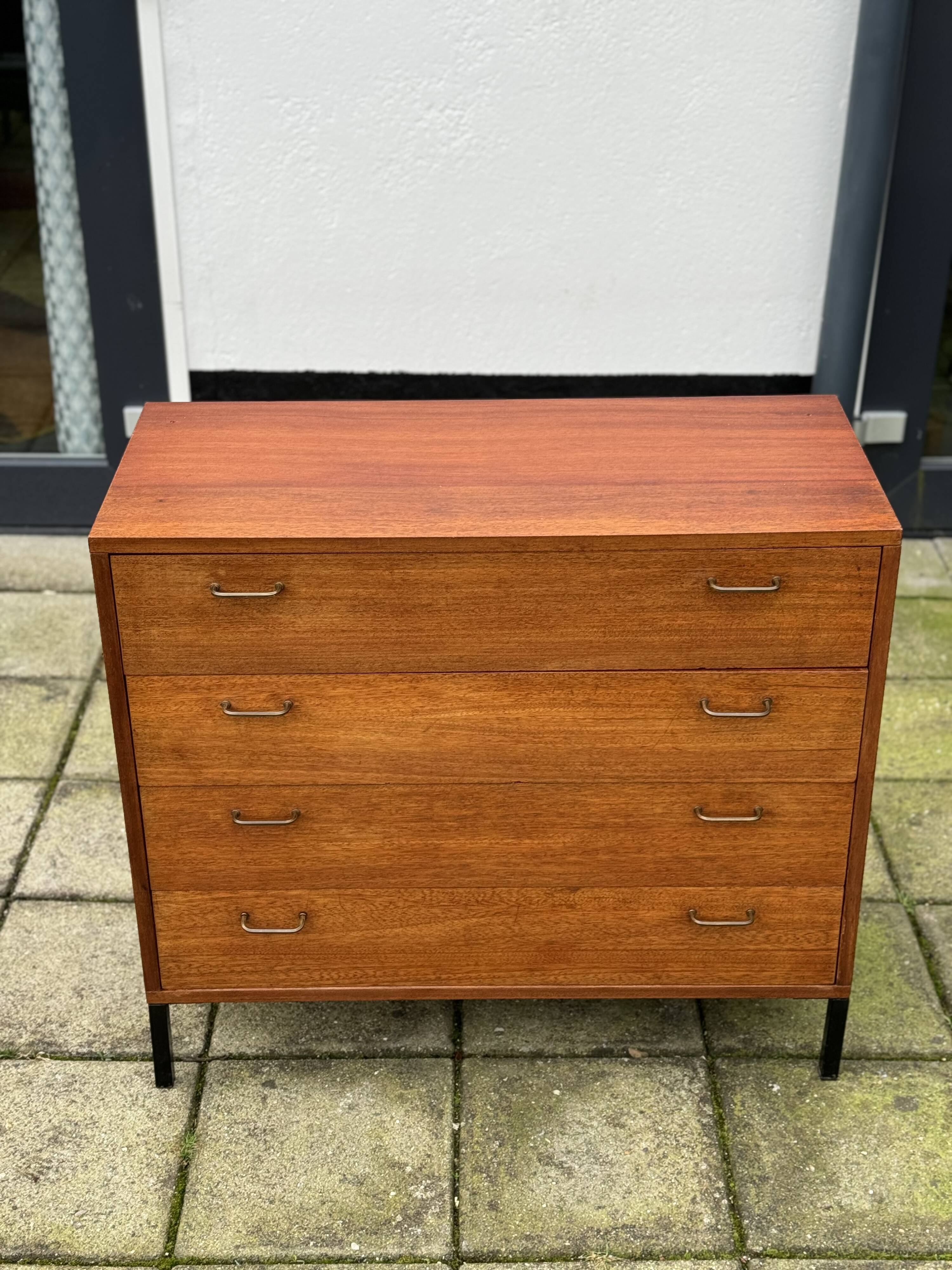 Commode à Tiroirs Vintage en Teck