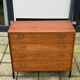 Commode à Tiroirs Vintage en Teck