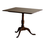 A Swedish folding table made of burl wood by Carl Hollst, Eskilstuna, 1787-1830.