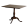 A Swedish folding table made of burl wood by Carl Hollst, Eskilstuna, 1787-1830.