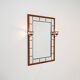 Illuminated oak mirror by AB Glas & Trä Hovmantorp, 1950s-1960s