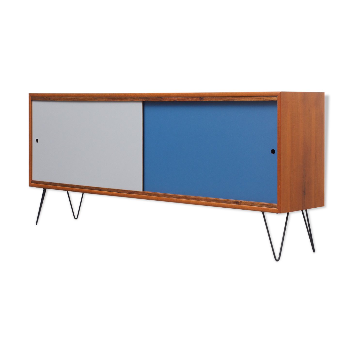 Vintage string, reversible doors, teak, 165cm