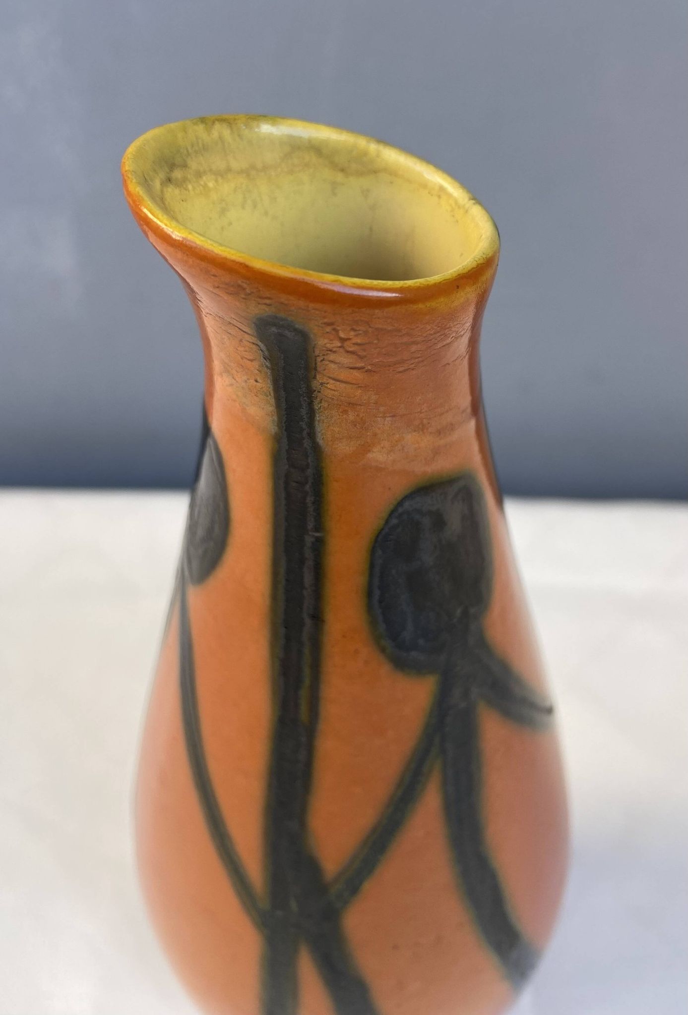 Vase en céramique Tofej Hongrie années 60