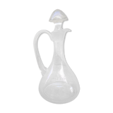 Carafe has décor engraved with foliage
