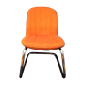 Chaise cantilever en tissu vintage