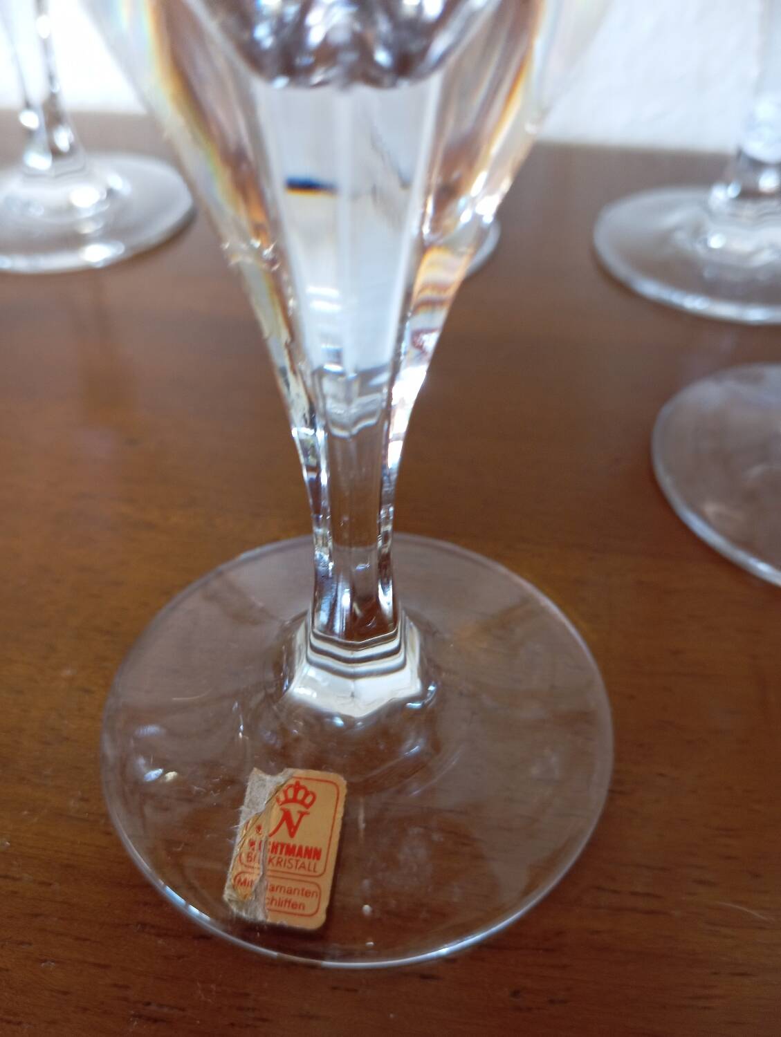 Nachtmann crystal champagne flute