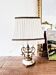 Antique 1-light lamp in gilded bronze and onyx, bedside lamp, desk lamp.