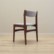 Set of four mahogany chairs, Danish design, 1970s, manufacture: Denmark