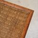 Vintage rattan folding side table