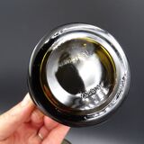 Set of 6 smoked glasses of the brand vereco - around 1970