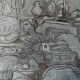 Painting Drawing "Animated Kitchen Scene" After Jeremias van Winghe