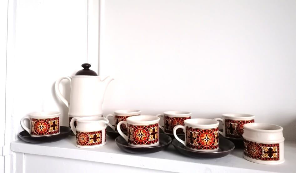 Chocolate service Sadler England 1970