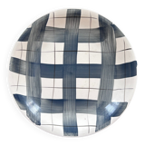 Black and white checkered plate