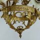 12-Light Chandelier in Gilded Bronze, Napoleon III Style – Late 19th Century