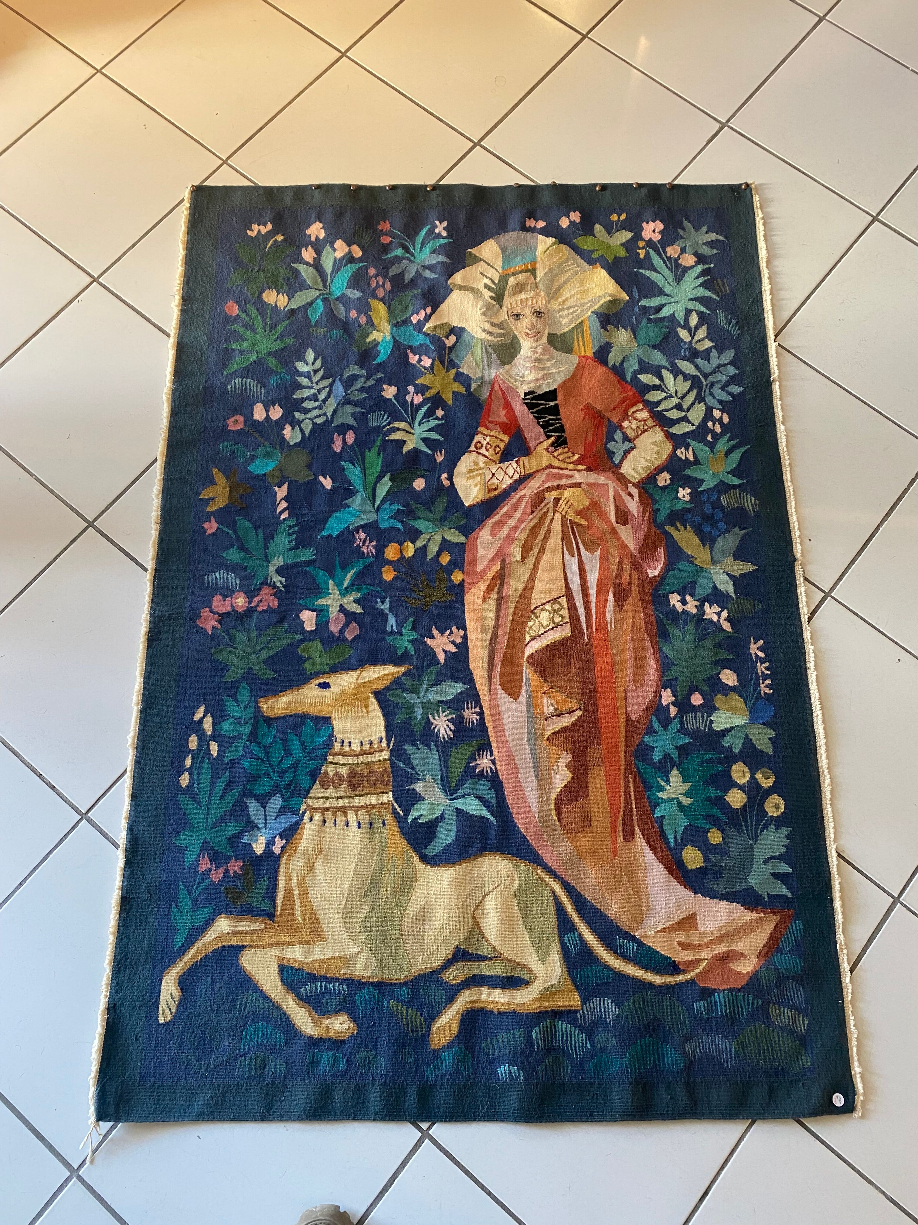 Aubusson Tapestry - The Woman