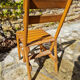 Set of 7 wooden chairs