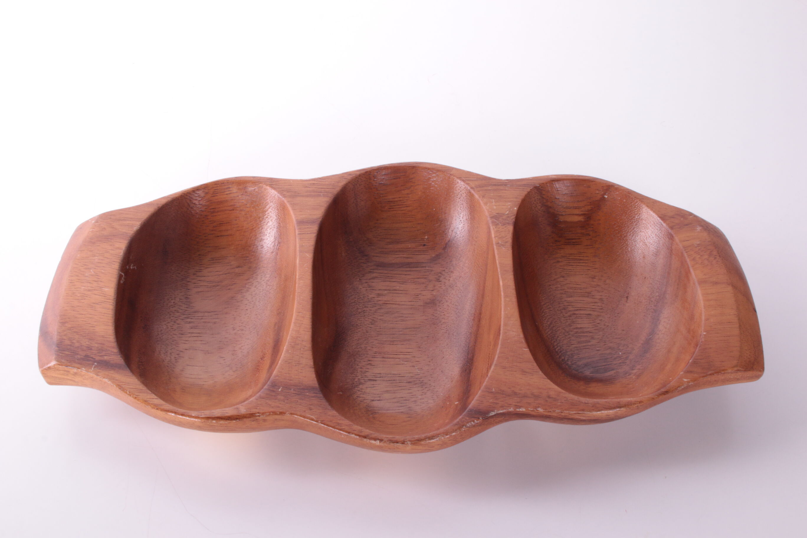 Vintage teak drink bowl 1960s german