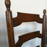 Paire de chaises paillées