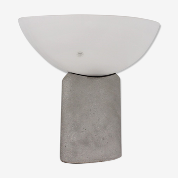 Lampe de table en pierre et verre de Murano Skipper années 1980