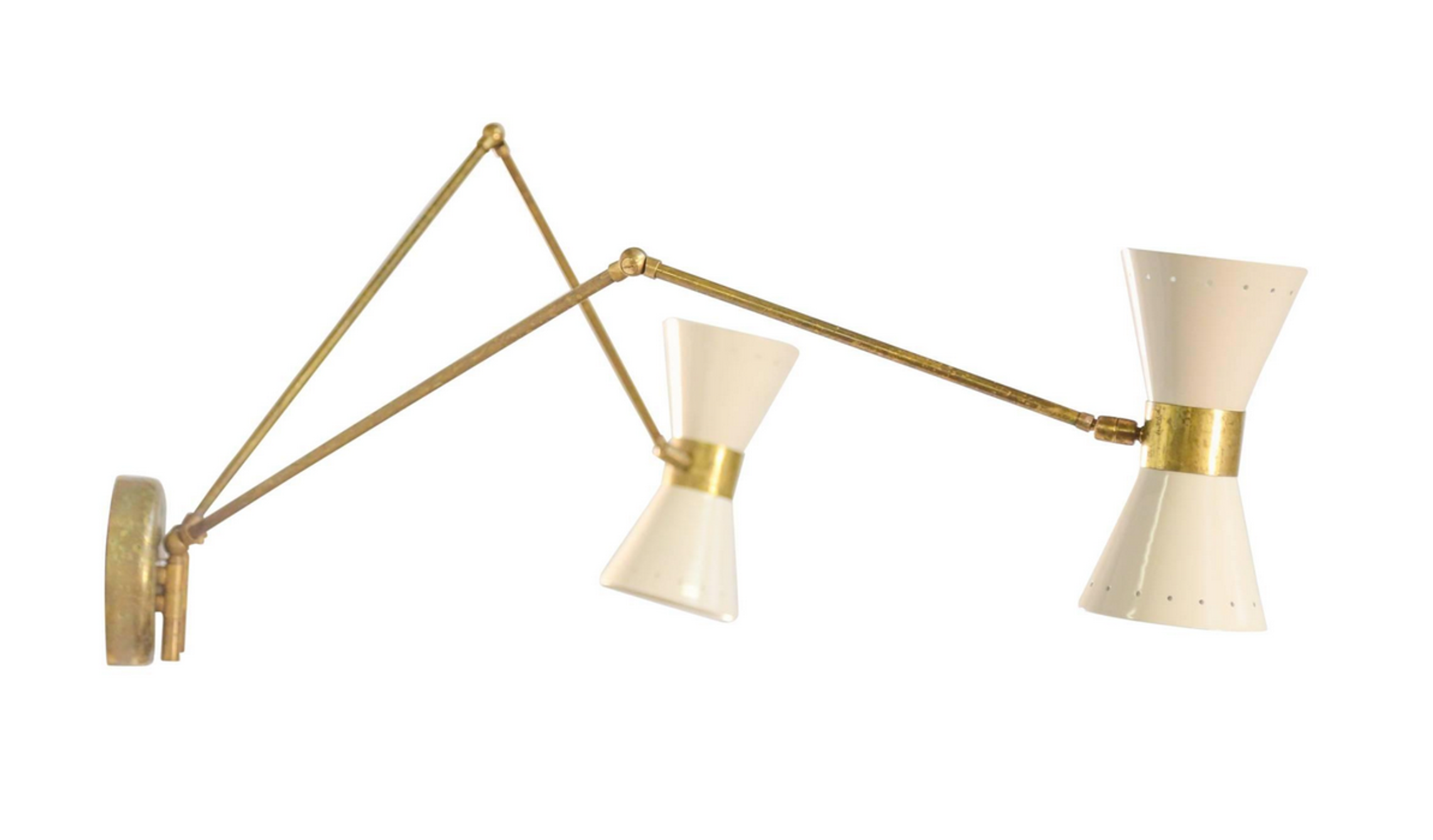 Wall lamp in the style of Italian creations of the 50s