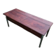 Vintage school desk coffee table with chests