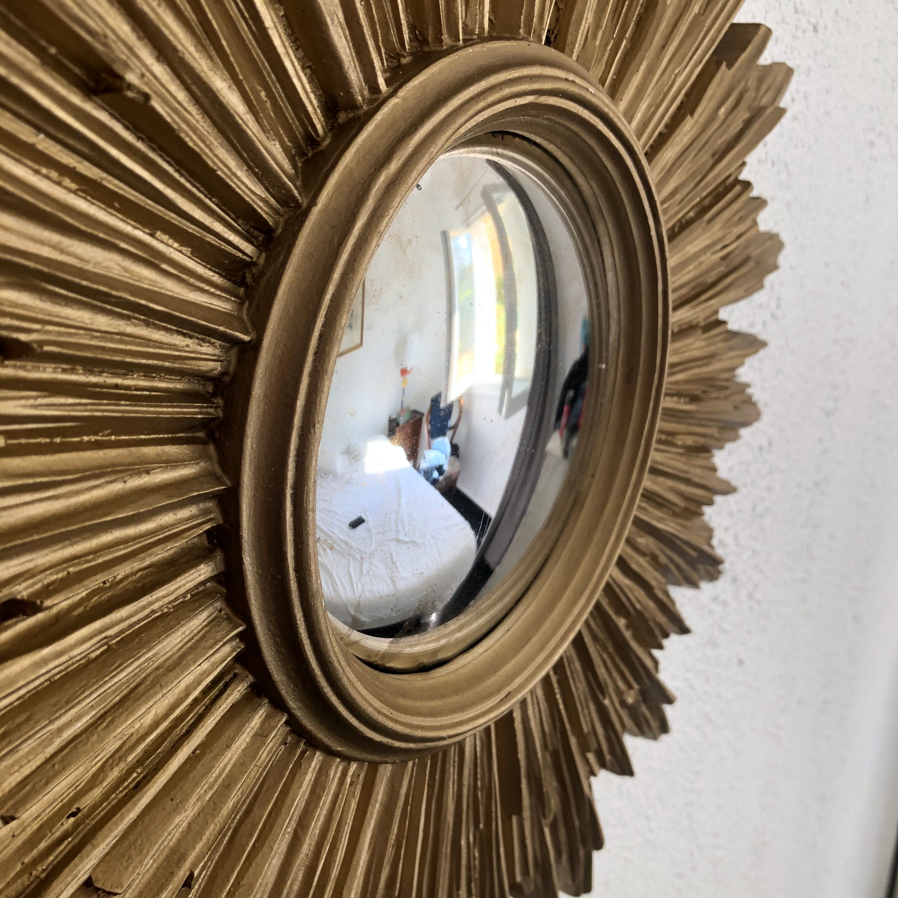 Mirror sun vintage witch eye 1960 - 50 cm