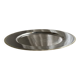 Round silver-plated tray with a wide gold border D30 H2