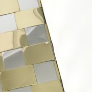Stunning 1980s brass magazine rack in Hollywood Regency design